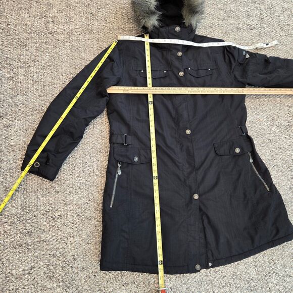 Killtec Womens Sz 18 Parka Sherpa lined Waterproof 8mm Breathable Faux Fur Hood - Picture 7 of 16